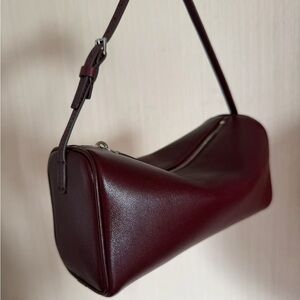 The Row 90s Bag Burgundy Leather Shoulder/Hand Bag